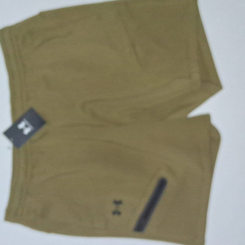 Under Armour Unstoppable Fleece Shorts Size-XL Tan NWT